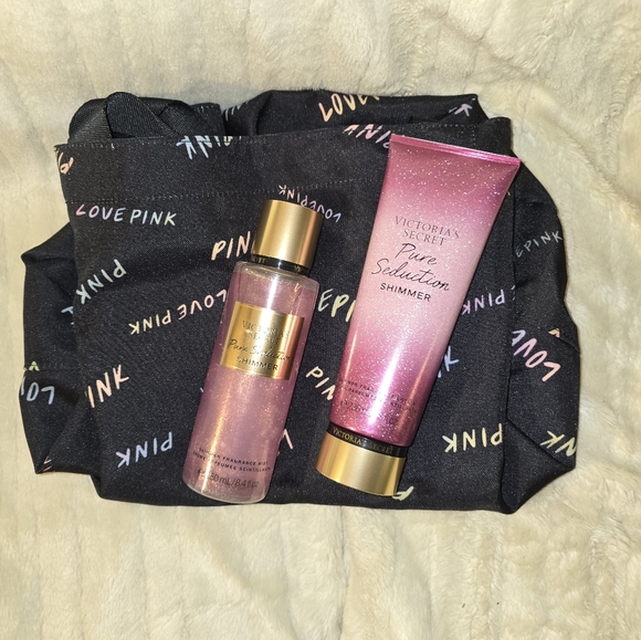VS Pure Seduction SHIMMER lotion/ spray and bag - Picture 1 of 7